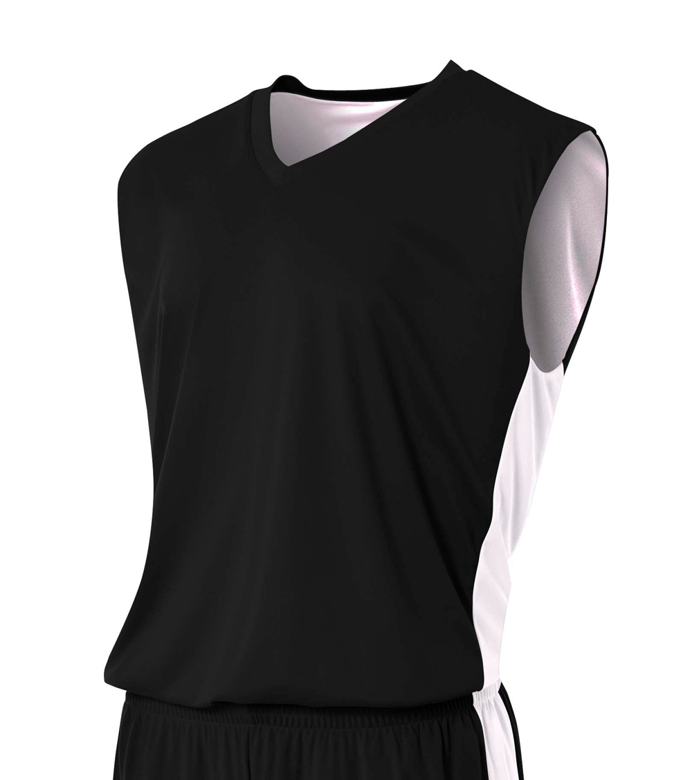 A4 NB2320 Youth Polyester Easy Care Reversible Moisture Management Muscle - Picture 2 of 14