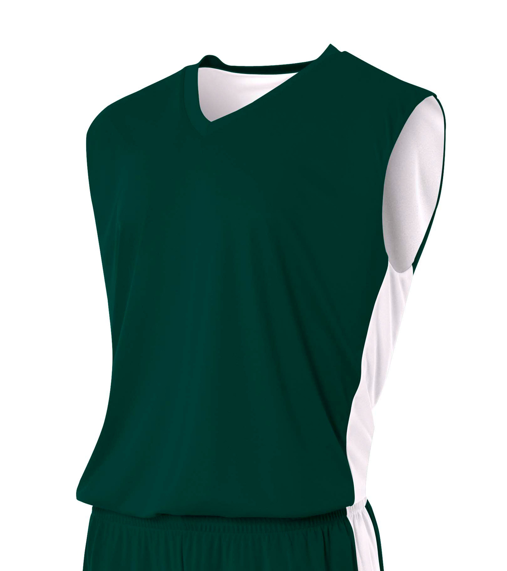 A4 NB2320 Youth Polyester Easy Care Reversible Moisture Management Muscle - Picture 4 of 14