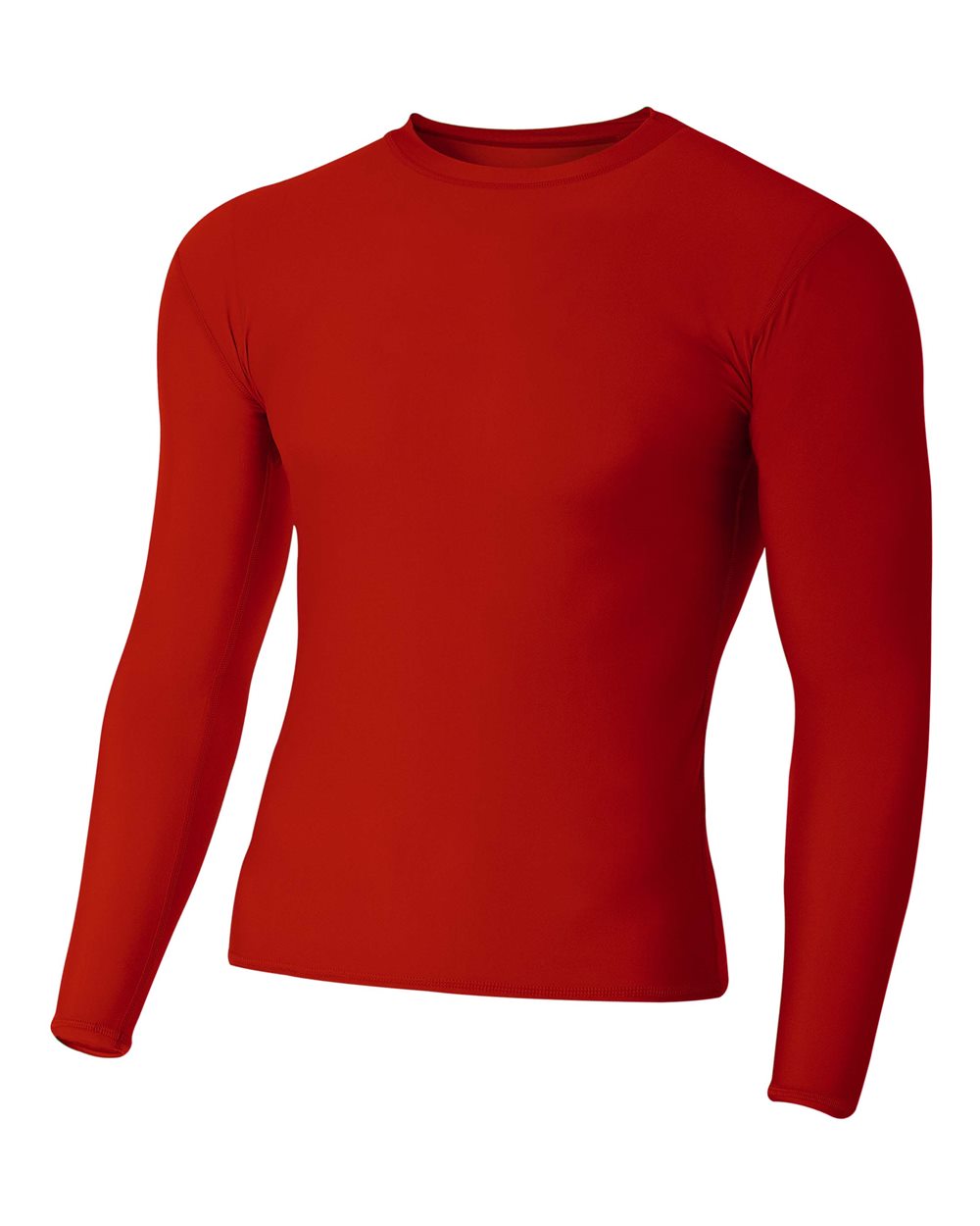 A4 NB3133 Youth Polyeste Spandex Long Sleeves Comfort Compression Crew - Picture 8 of 10
