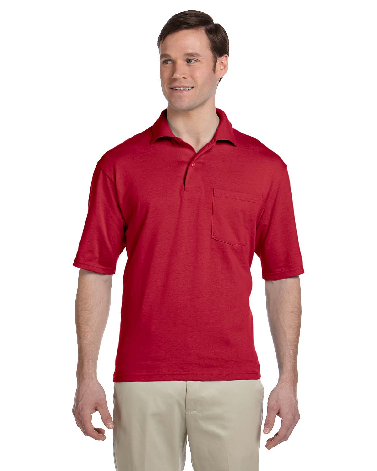 Jerzees 436P Adult SpotShield Pocket Jersey Polo Shirt