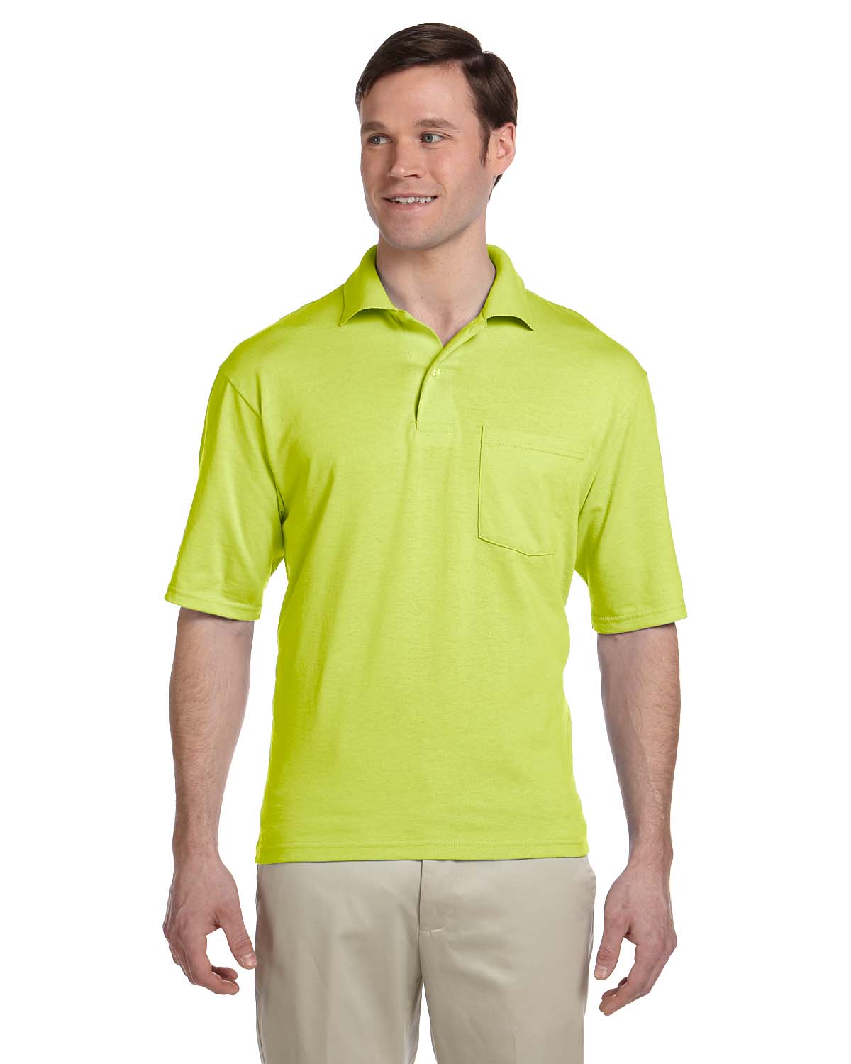 Jerzees 436P Adult SpotShield Pocket Jersey Polo Shirt