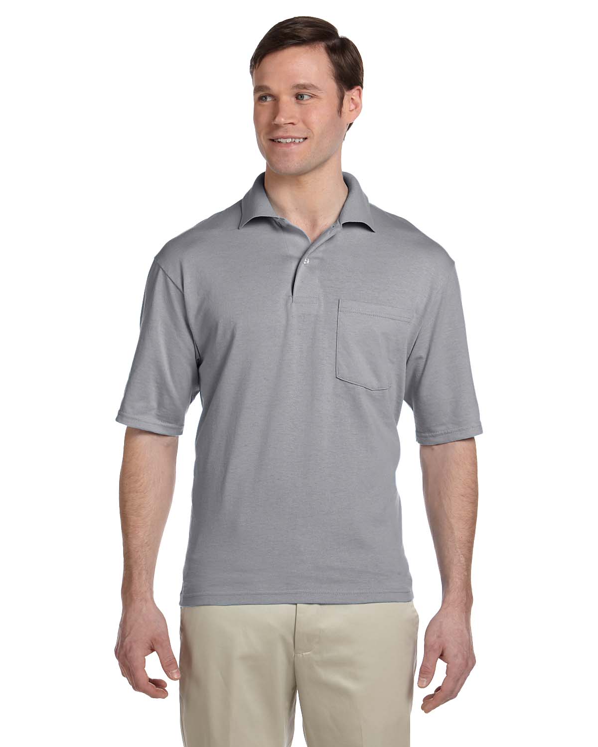 Jerzees 436P Adult SpotShield Pocket Jersey Polo Shirt