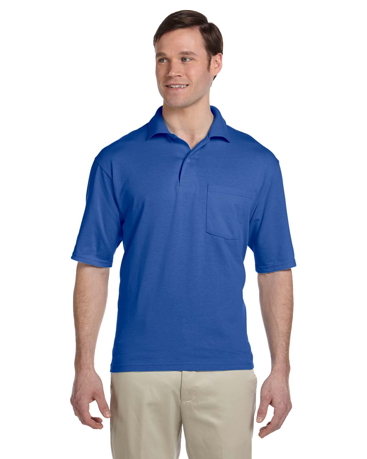 Jerzees 436P Adult SpotShield Pocket Jersey Polo Shirt