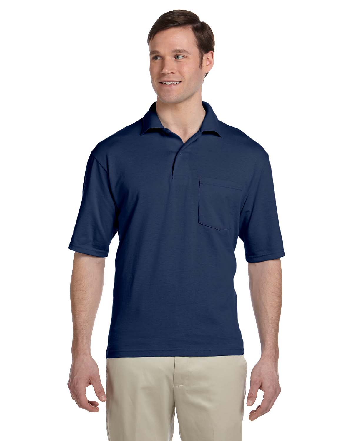 Jerzees 436P Adult SpotShield Pocket Jersey Polo Shirt