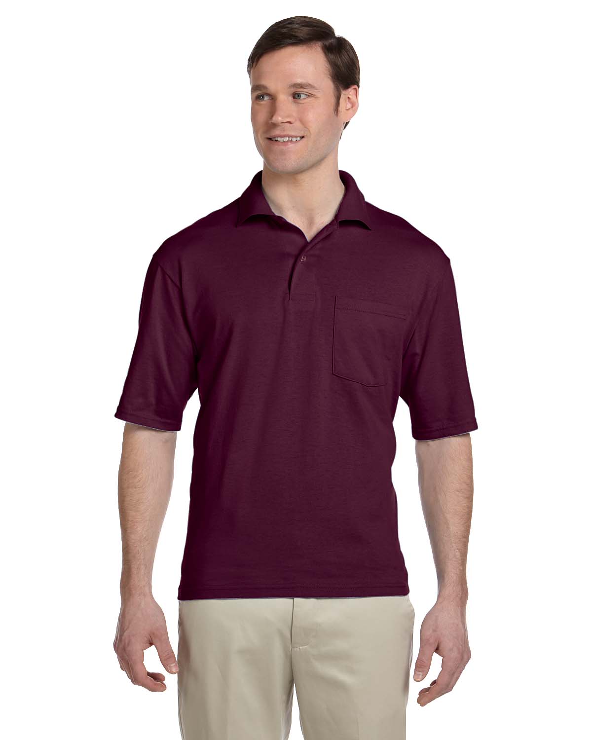 Jerzees 436P Adult SpotShield Pocket Jersey Polo Shirt