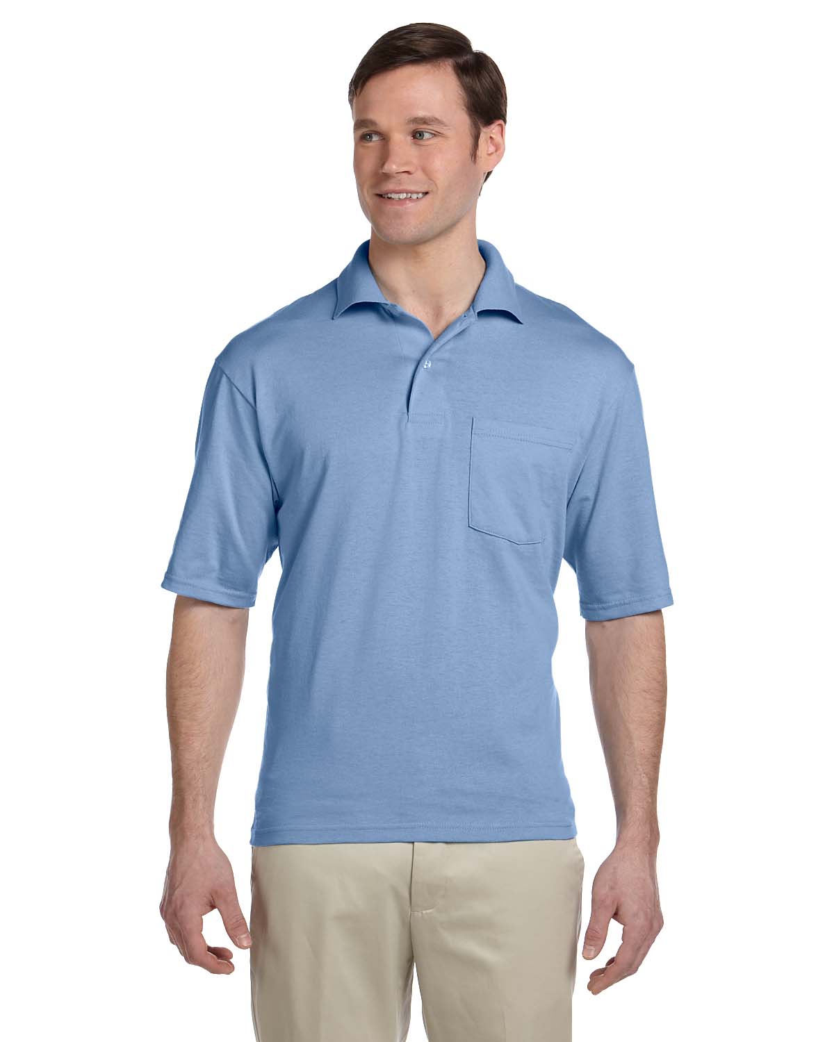 Jerzees 436P Adult SpotShield Pocket Jersey Polo Shirt