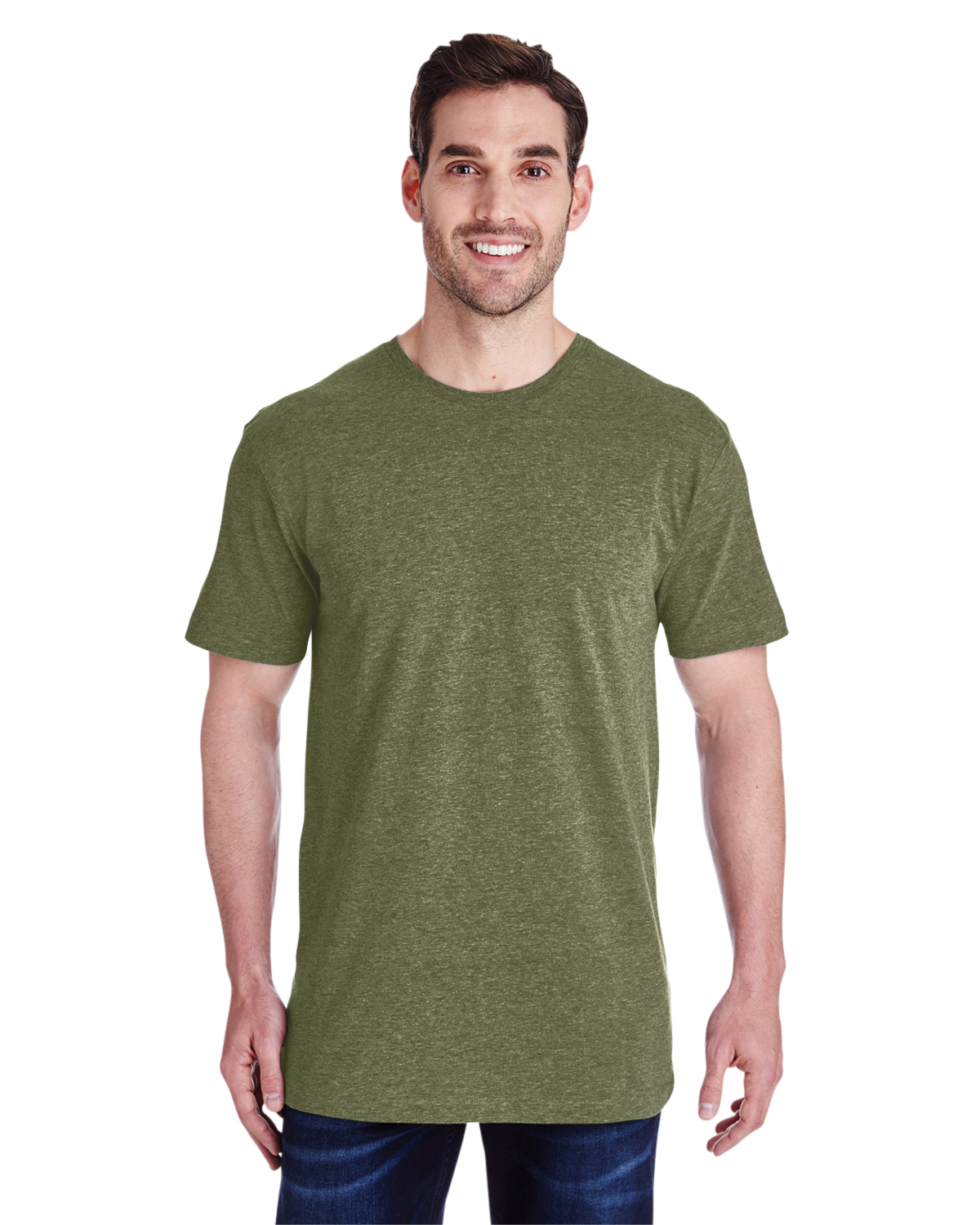 LAT Apparel 6901 Men's Fine Jersey Tee Top Stylish T-Shirt - Picture 22 of 26