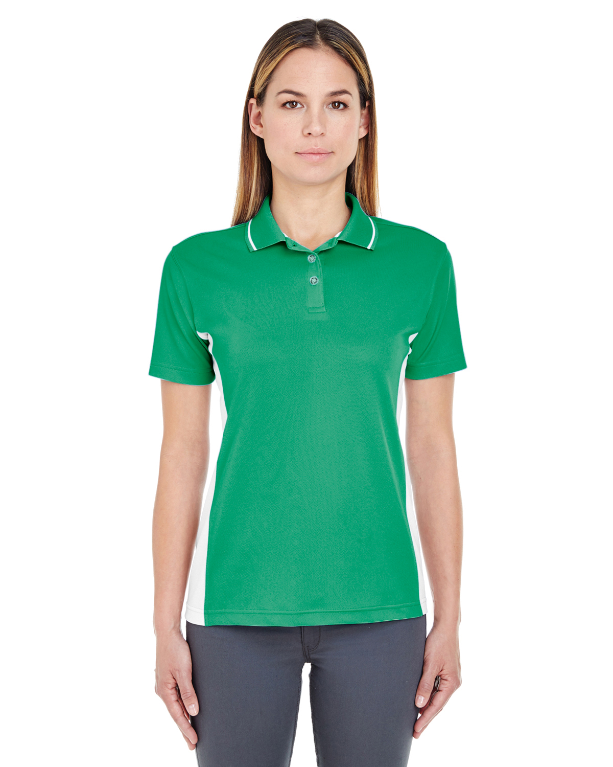 UltraClub 8406L Ladies 100% Polyester Mesh Cool & Dry Sport