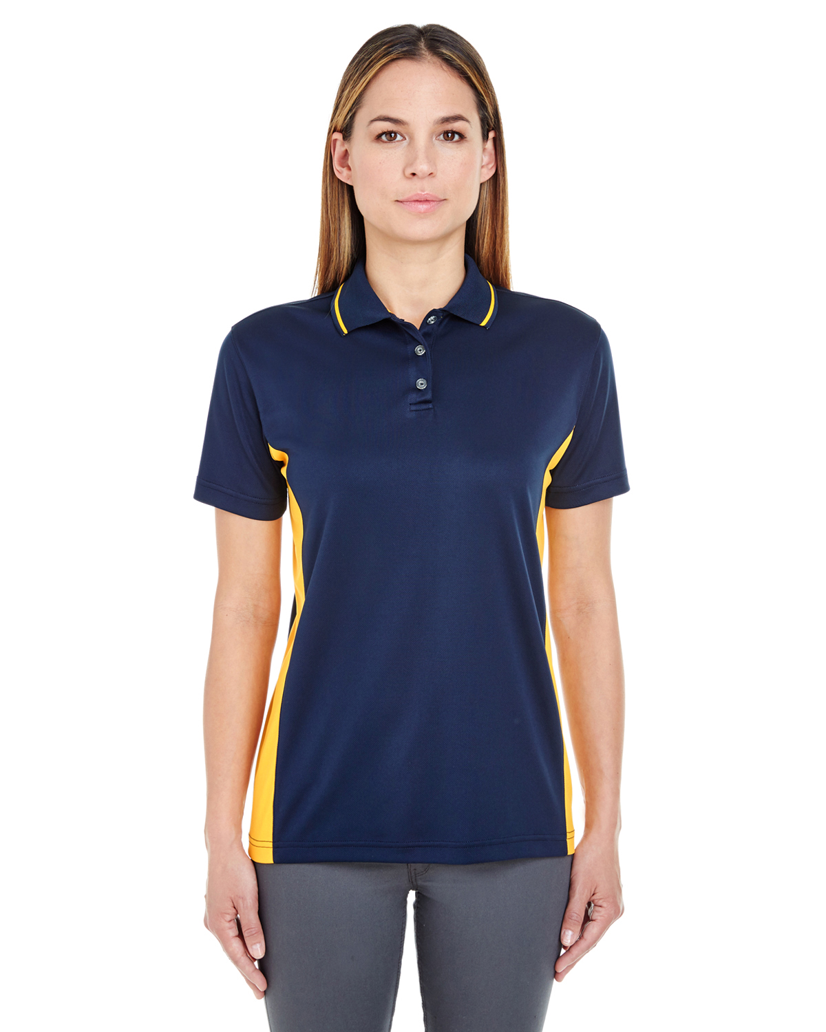 UltraClub 8406L Ladies 100% Polyester Mesh Cool & Dry Sport