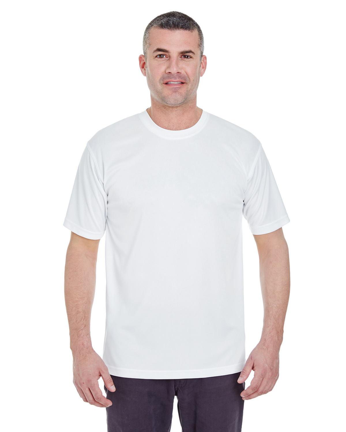 UltraClub 8620 Men's 100% Polyester Cool & Dry Basic Tee Performance Top T-Shirt