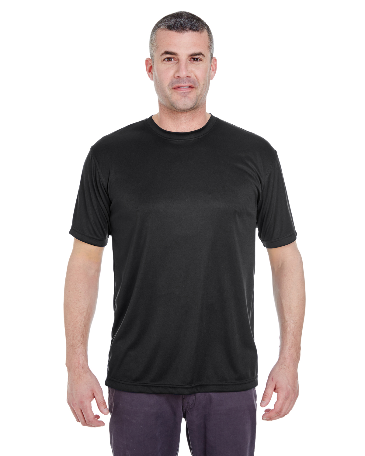 UltraClub 8620 Men's 100% Polyester Cool & Dry Basic Tee Performance Top T-Shirt