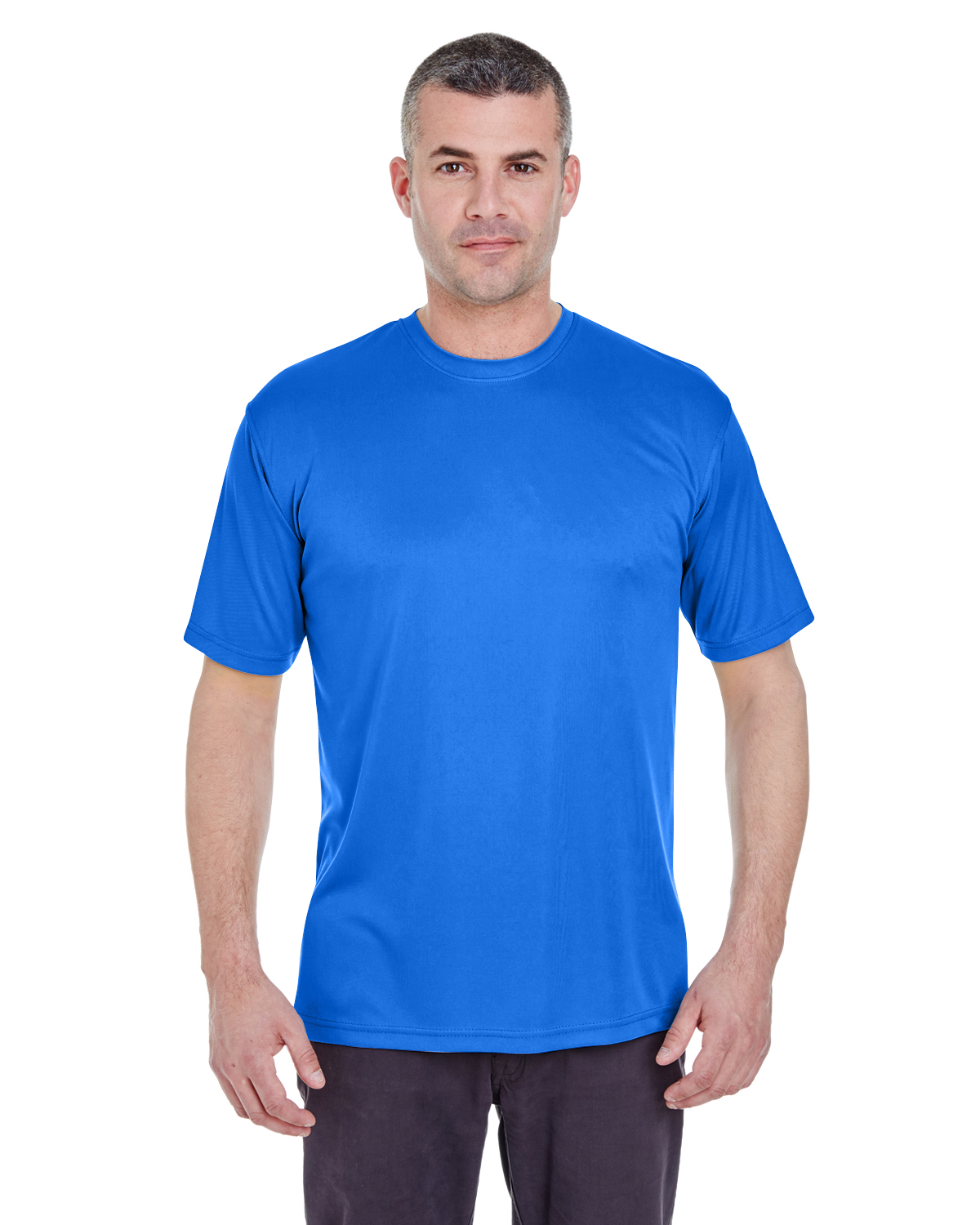 UltraClub 8620 Men's 100% Polyester Cool & Dry Basic Tee Performance Top T-Shirt