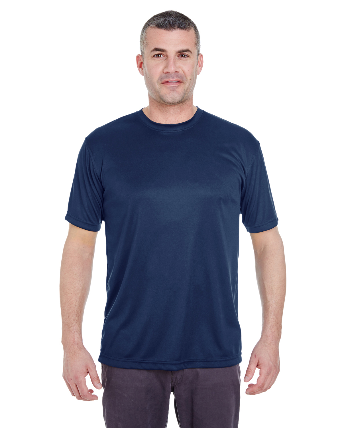 UltraClub 8620 Men's 100% Polyester Cool & Dry Basic Tee Performance Top T-Shirt