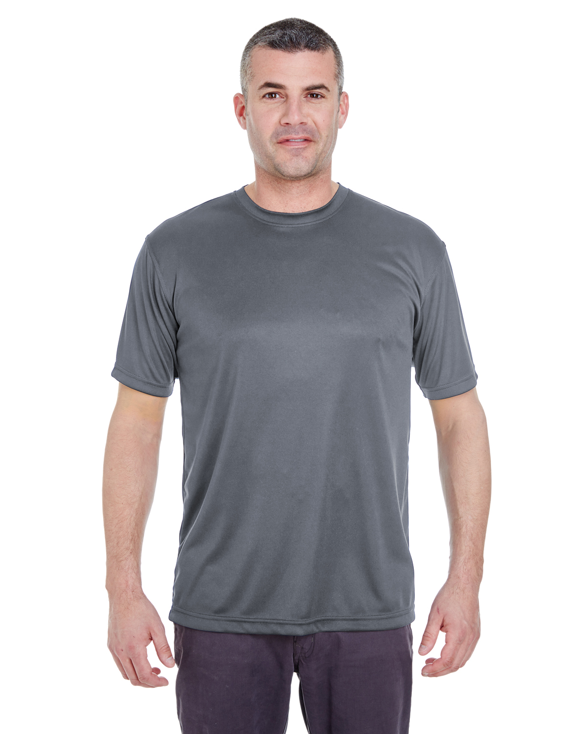 UltraClub 8620 Men's 100% Polyester Cool & Dry Basic Tee Performance Top T-Shirt