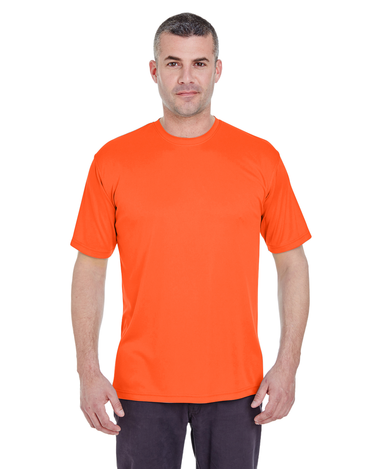 UltraClub 8620 Men's 100% Polyester Cool & Dry Basic Tee Performance Top T-Shirt