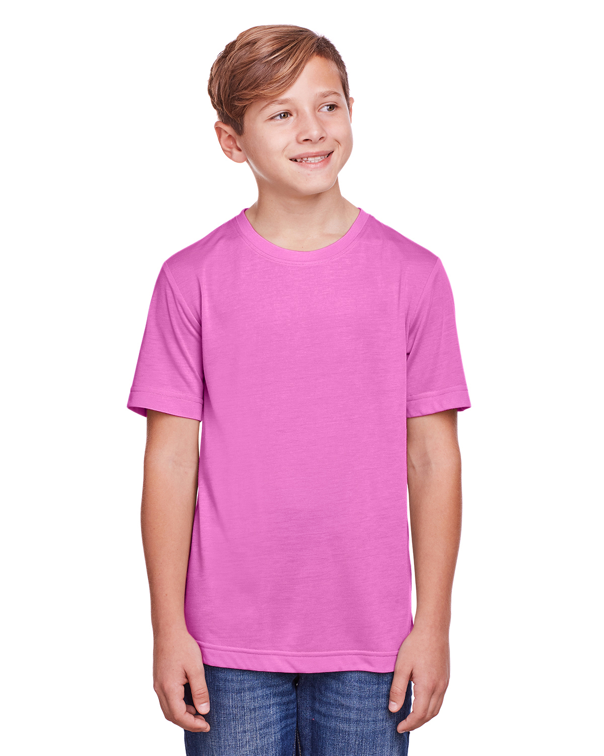 CORE365 CE111Y Youth Fusion Chromasoft Performance T Shirt - Picture 9 of 17