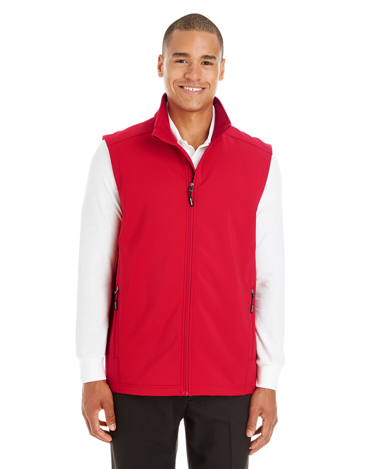 CORE365 CE701 Men's Cruise Two-Layer Fleece Bonded Soft Shell Vest