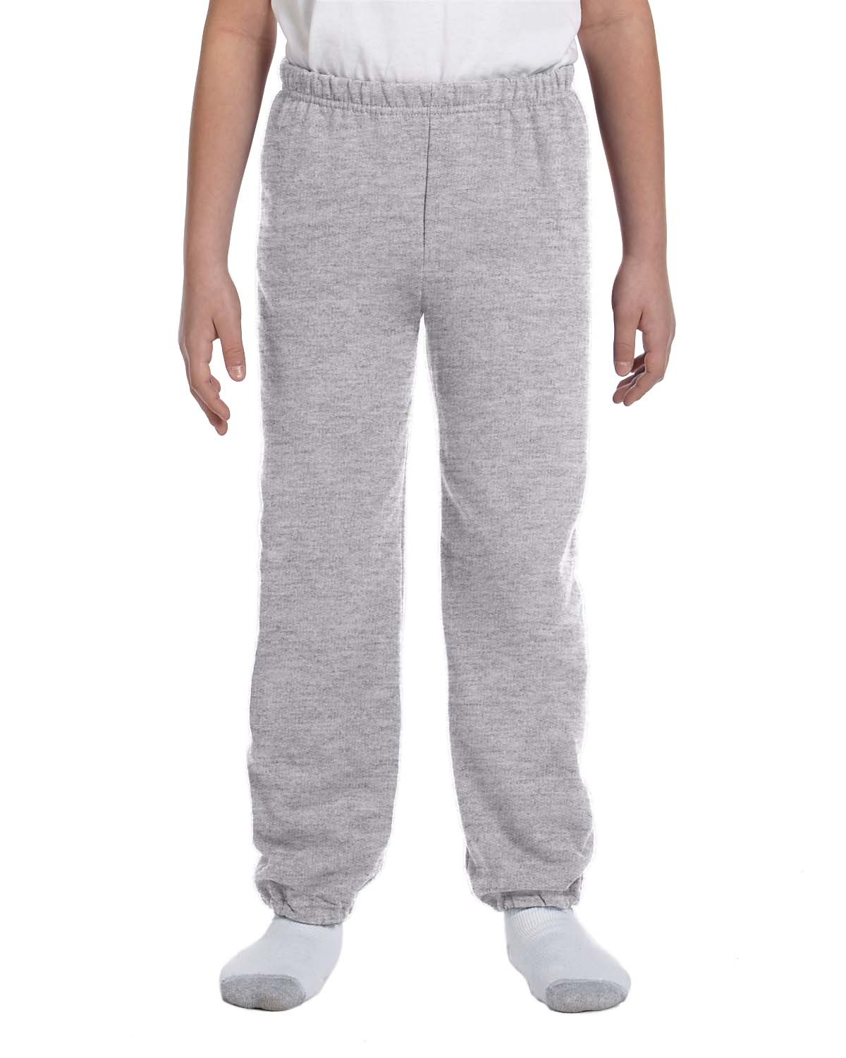 Gildan G182B Youth 50/50 USA Cotton/Polyester Heavy Blend Sweatpants - Picture 4 of 4