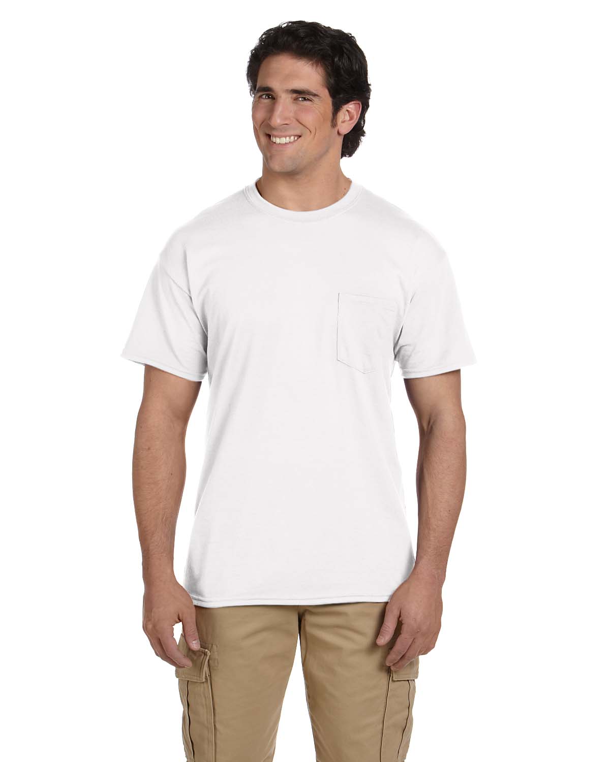 Gildan 8300 Adult DryBlend Pocket Tee Short Sleeve Top Stylish T-Shirt - Picture 12 of 12