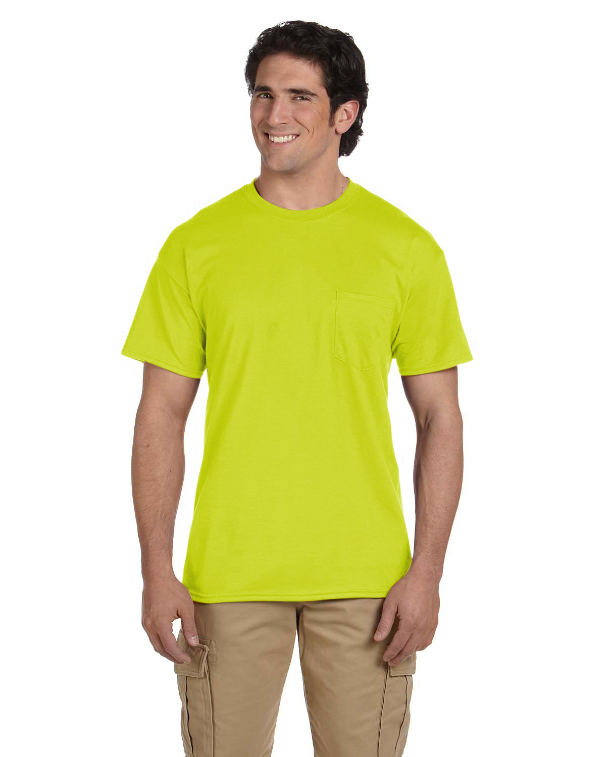 Gildan 8300 Adult DryBlend Pocket Tee Short Sleeve Top Stylish T-Shirt - Picture 10 of 12