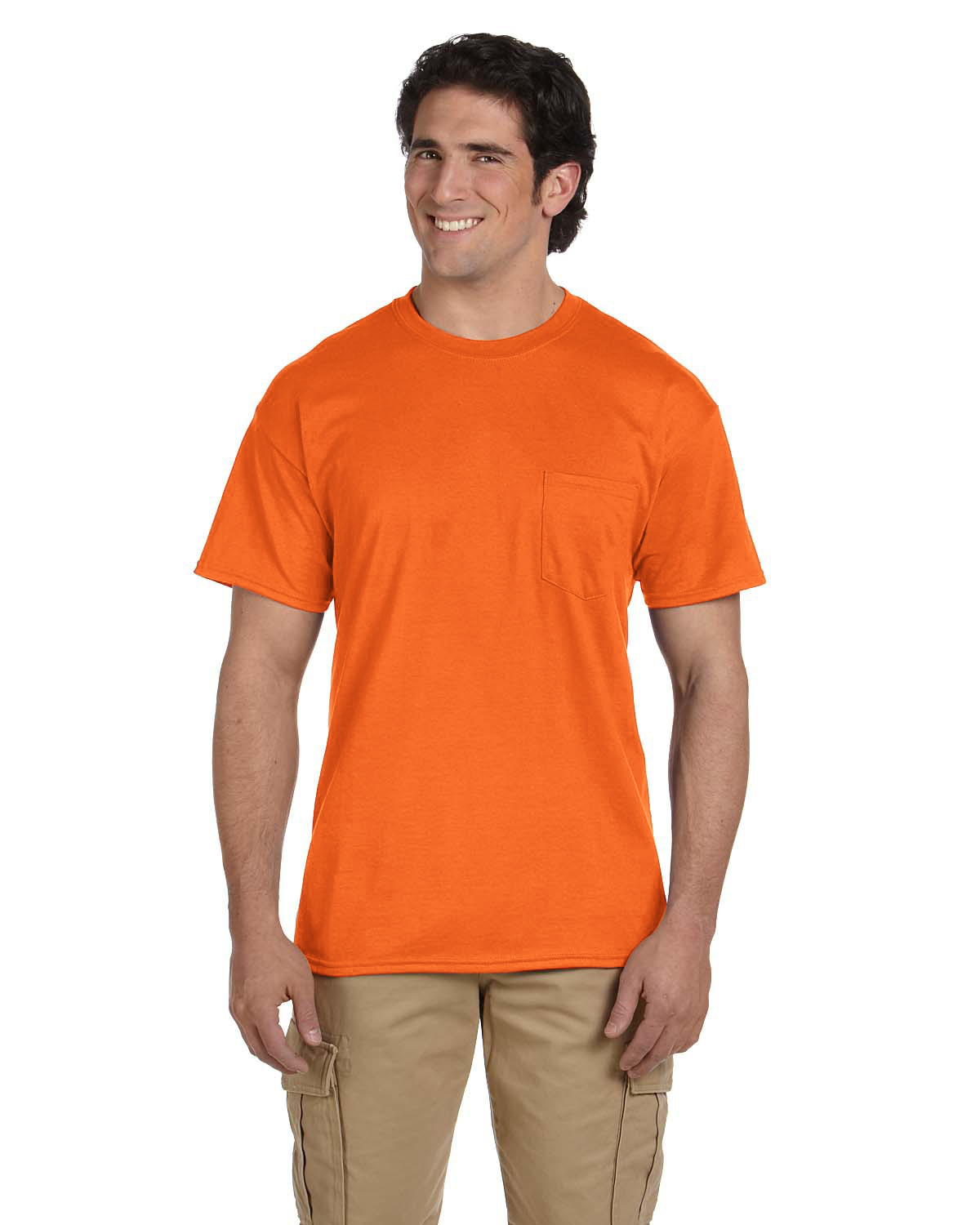 Gildan 8300 Adult DryBlend Pocket Tee Short Sleeve Top Stylish T-Shirt - Picture 9 of 12