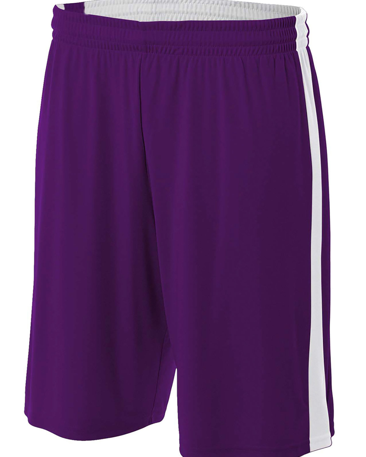 A4 N5284 Mens Polyester Interlock Reversible Moisture Management 10" Shorts - Picture 10 of 14