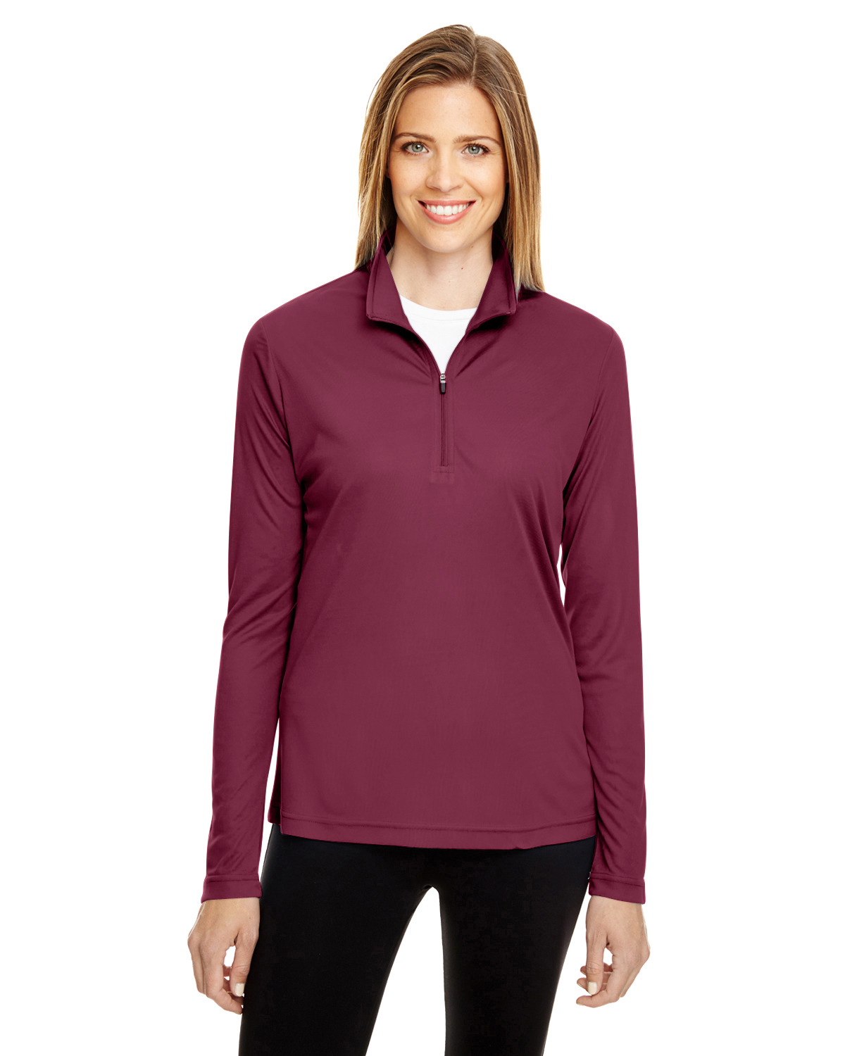 Team 365 TT31W Ladies Zone Performance Quarter-Zip - Picture 8 of 13