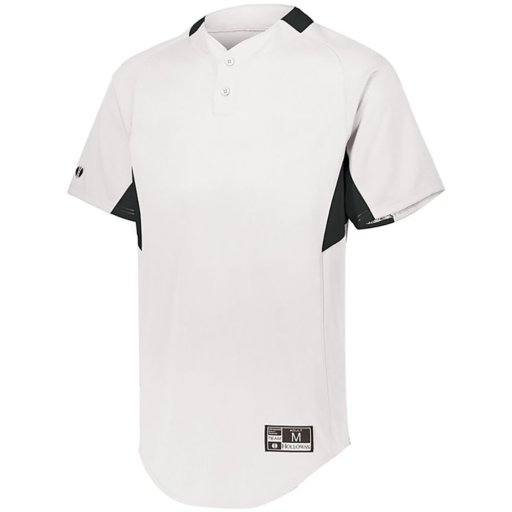 Holloway 221224 Youth Game7 Two-Button Baseball Jersey Top T-Shirt - Picture 18 of 19