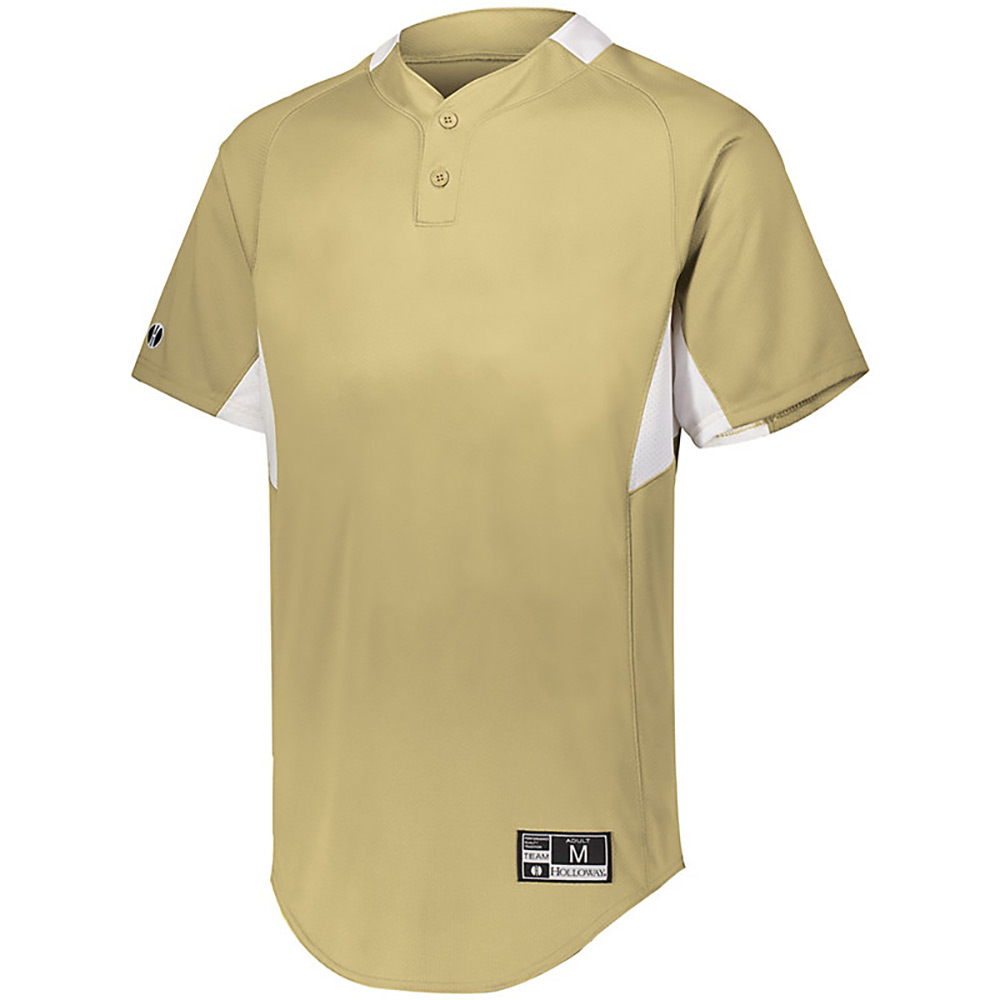 Holloway 221224 Youth Game7 Two-Button Baseball Jersey Top T-Shirt - Picture 17 of 19