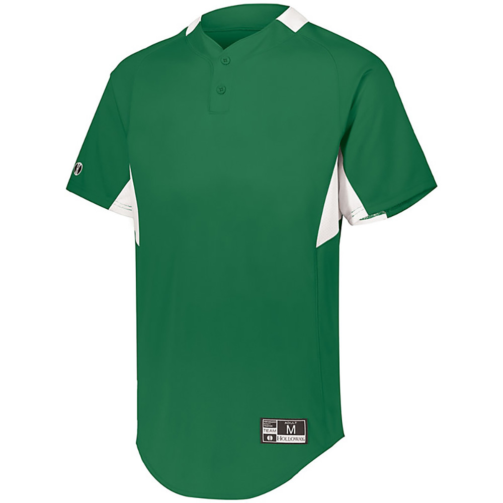 Holloway 221224 Youth Game7 Two-Button Baseball Jersey Top T-Shirt - Picture 6 of 19