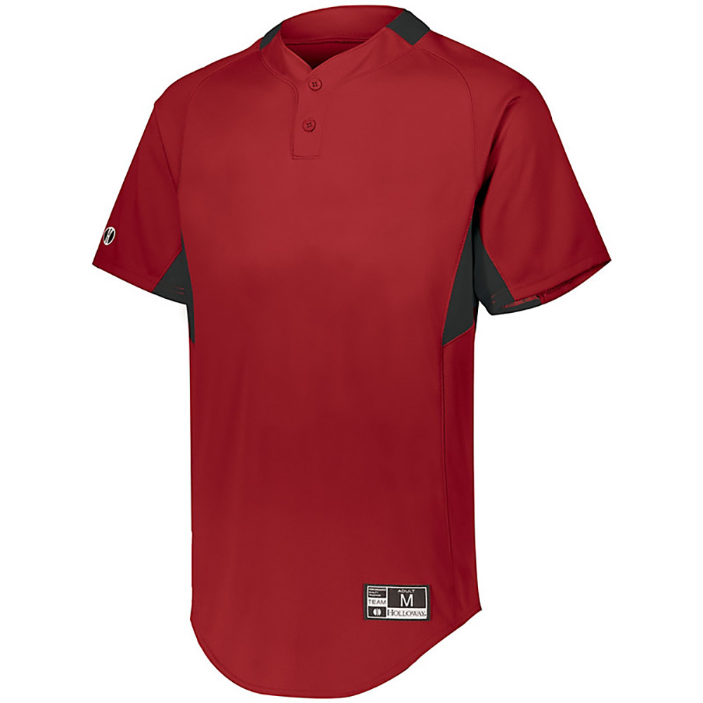 Holloway 221224 Youth Game7 Two-Button Baseball Jersey Top T-Shirt - Picture 14 of 19