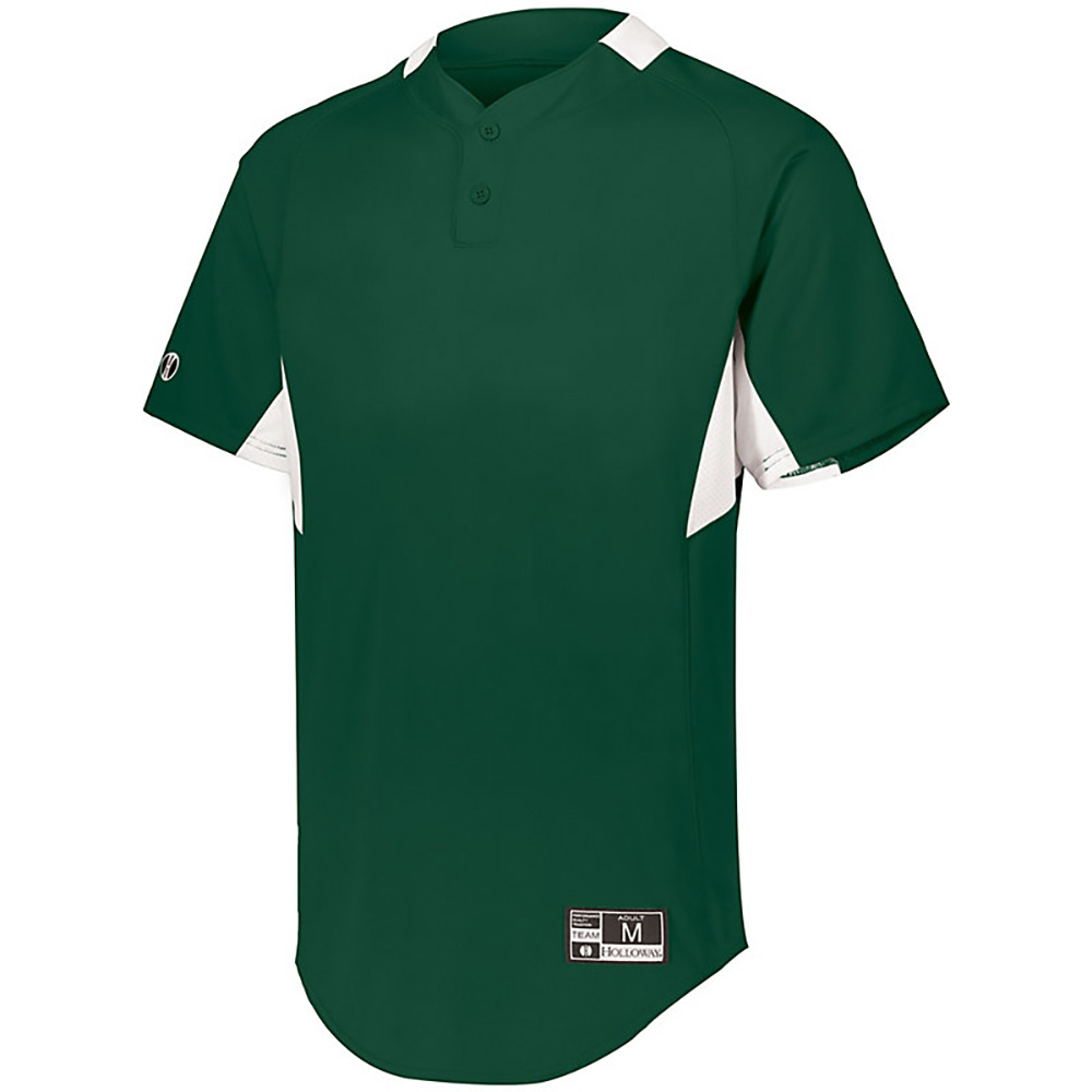 Holloway 221224 Youth Game7 Two-Button Baseball Jersey Top T-Shirt - Picture 4 of 19