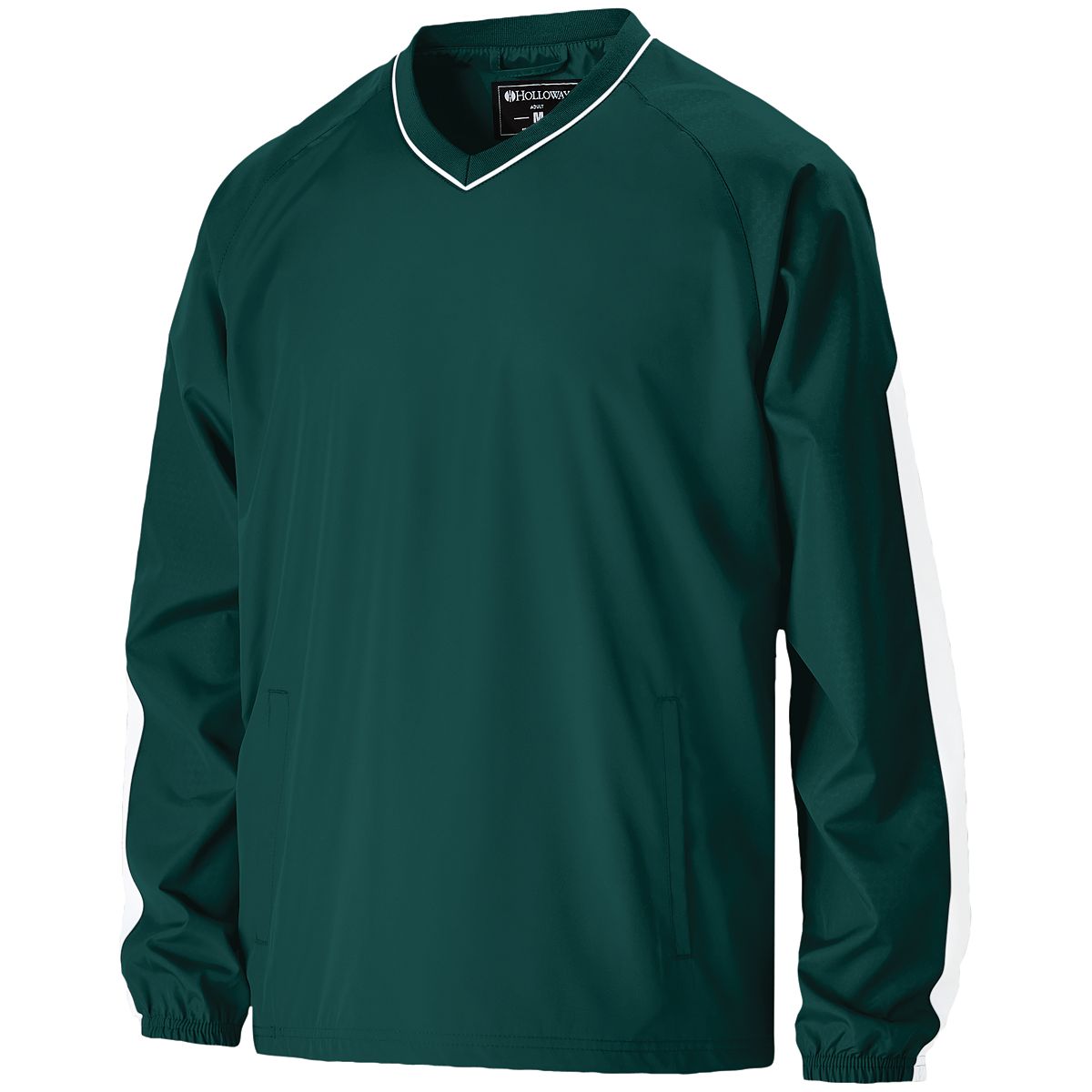 Holloway Youth Adjustable Bionic Striped V Neck Mesh Pullover