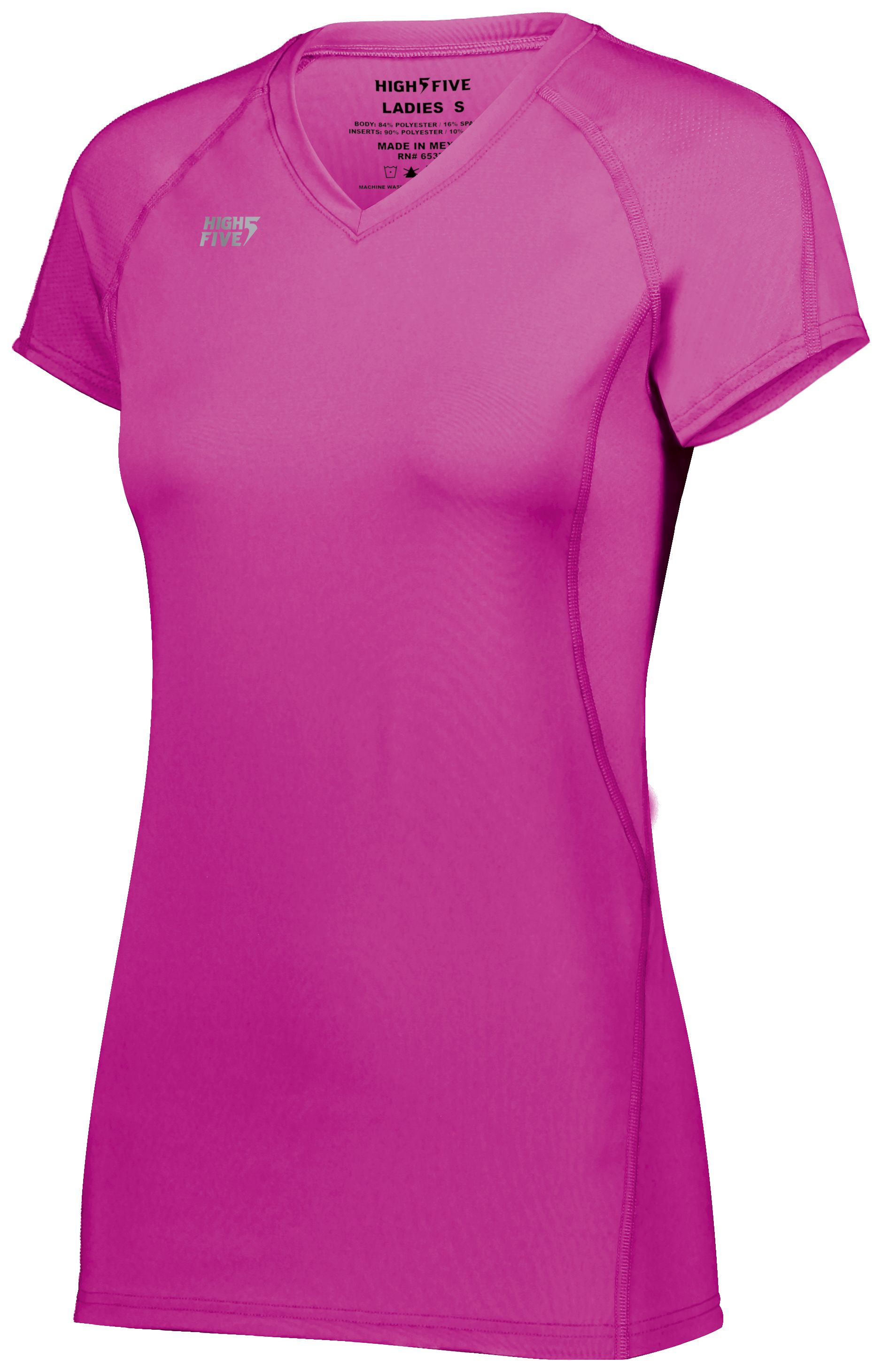 High Five 342223 Girls Truhit Short Sleeve Jersey Top T-Shirt - Picture 8 of 12