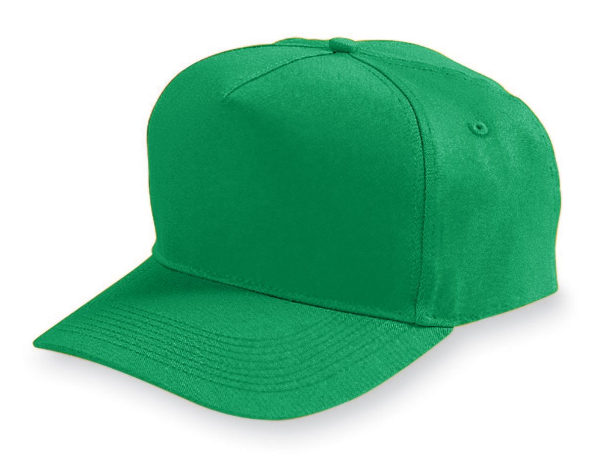 Augusta Sportswear 6207 Youth Five-Panel Cotton Twill Cap - Picture 5 of 12