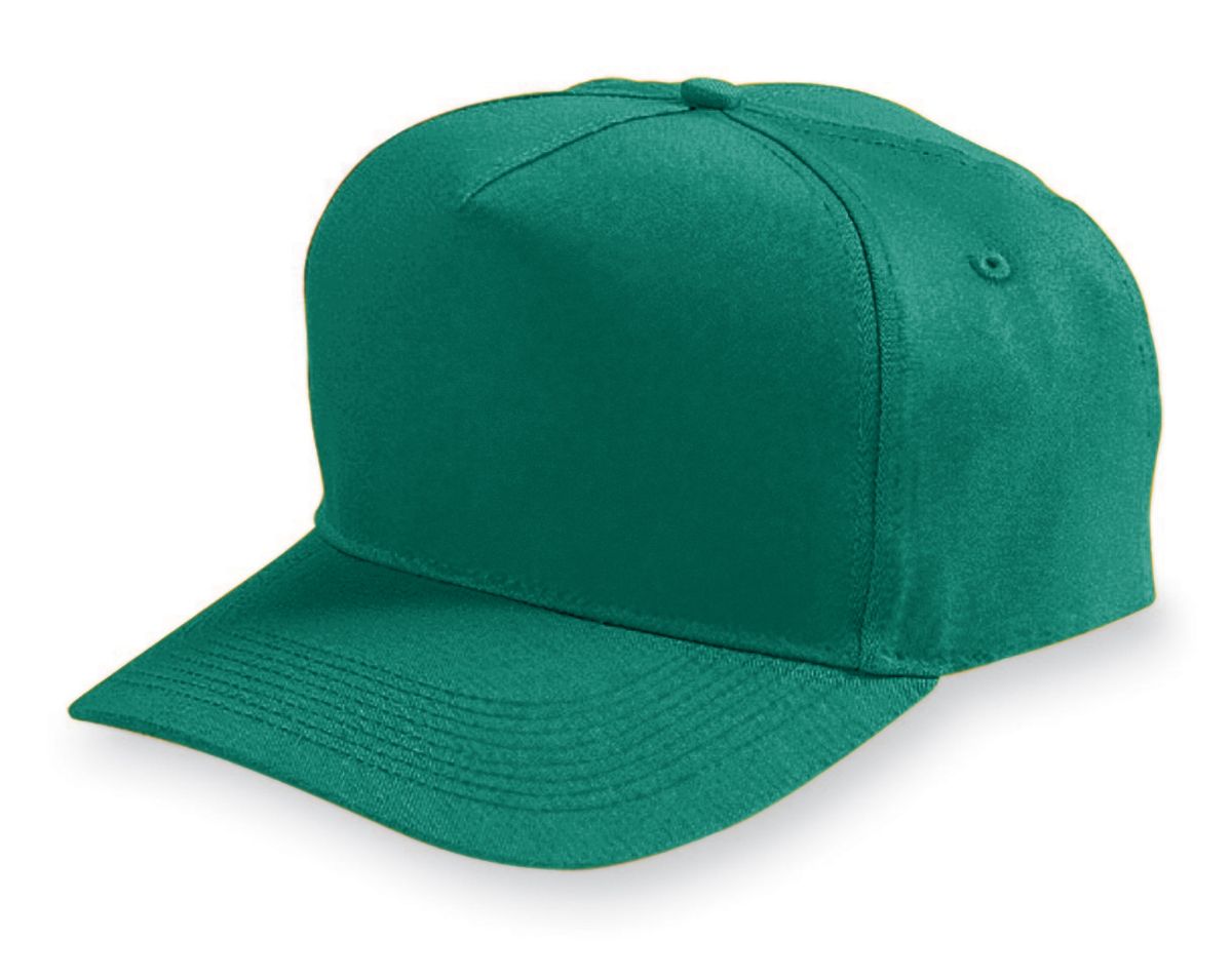 Augusta Sportswear 6207 Youth Five-Panel Cotton Twill Cap - Picture 3 of 12