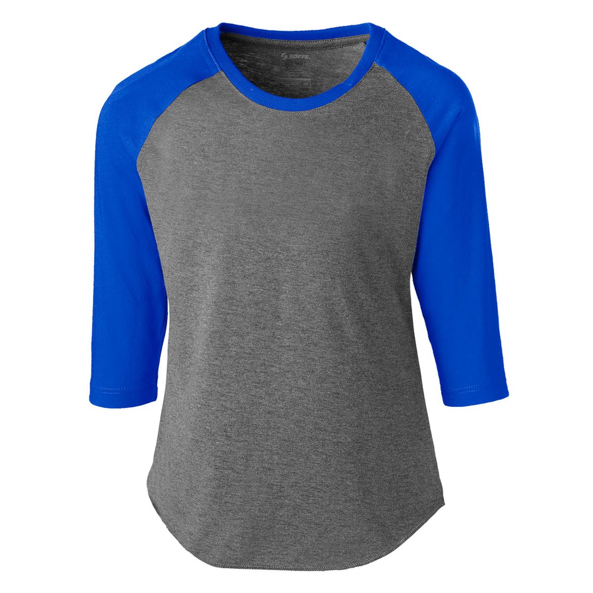 soffe adult classic heathered baseball jersey