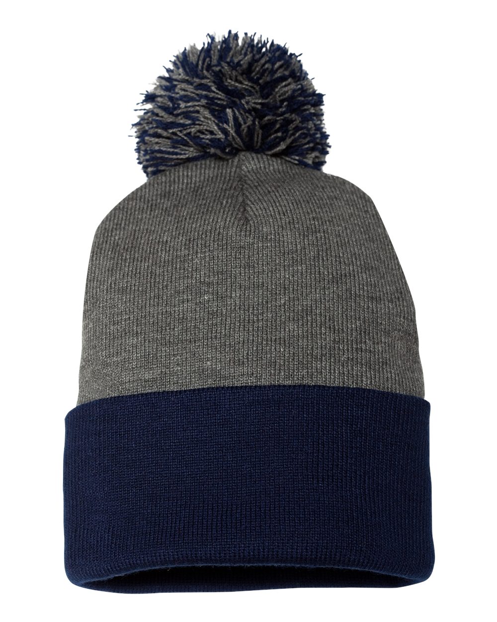 Sportsman SP15 Unisex Pom Pom 12 Knit Beanie