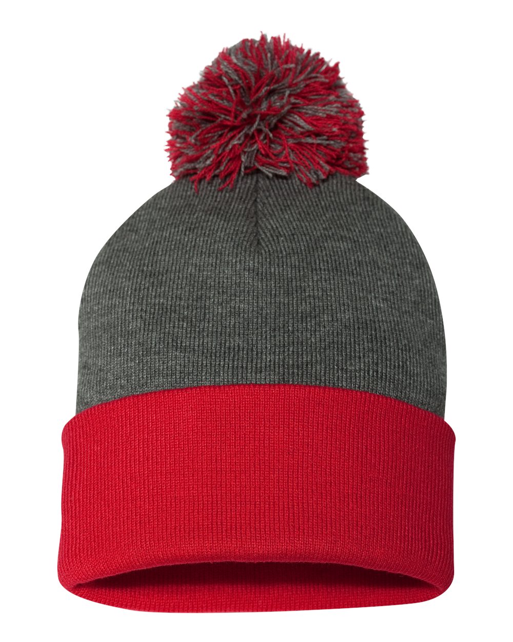 Sportsman SP15 Unisex Pom Pom 12 Knit Beanie