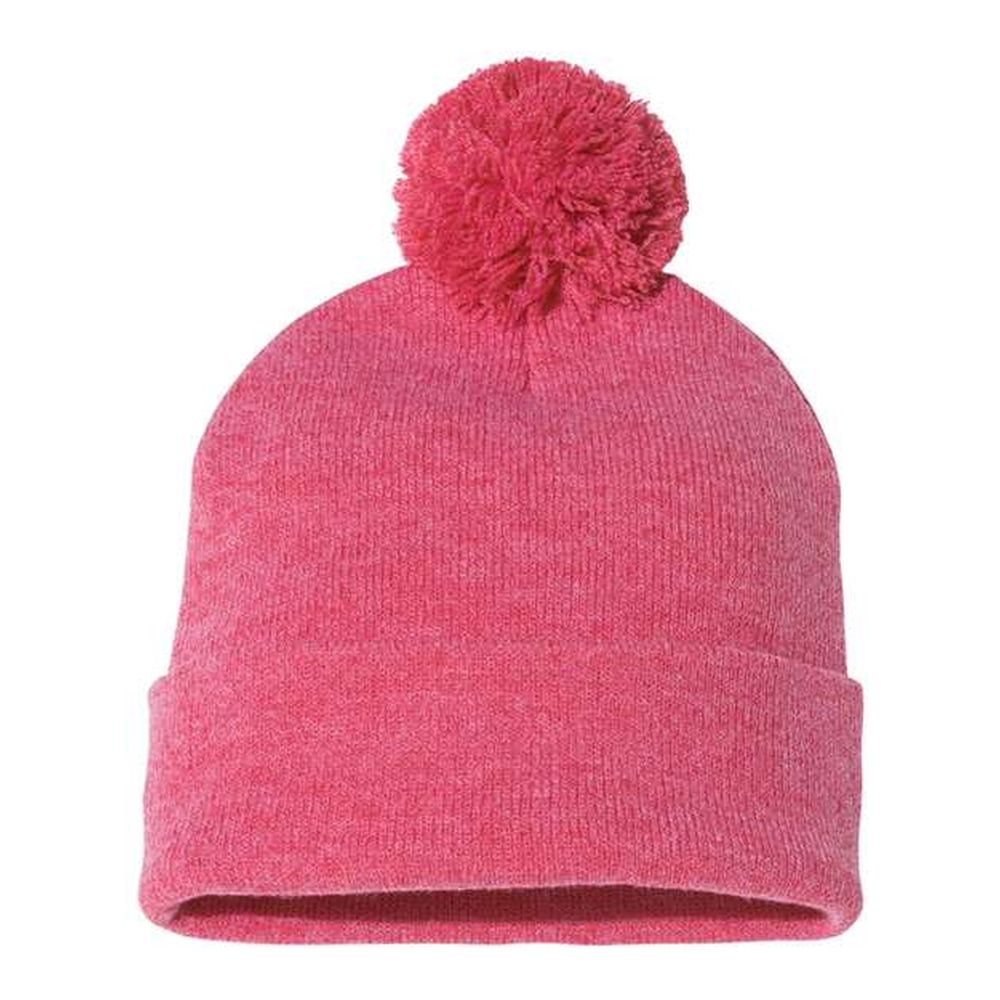 Sportsman SP15 Unisex Pom Pom 12 Knit Beanie