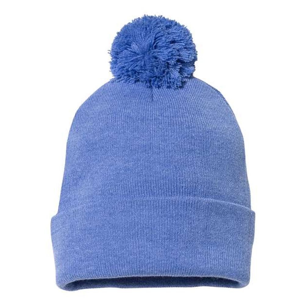 Sportsman SP15 Unisex Pom Pom 12 Knit Beanie