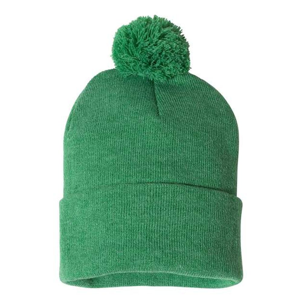 Sportsman SP15 Unisex Pom Pom 12 Knit Beanie