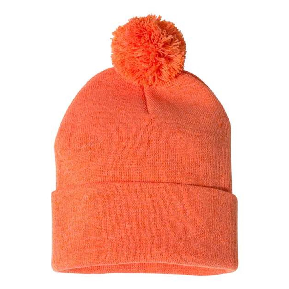 Sportsman SP15 Unisex Pom Pom 12 Knit Beanie