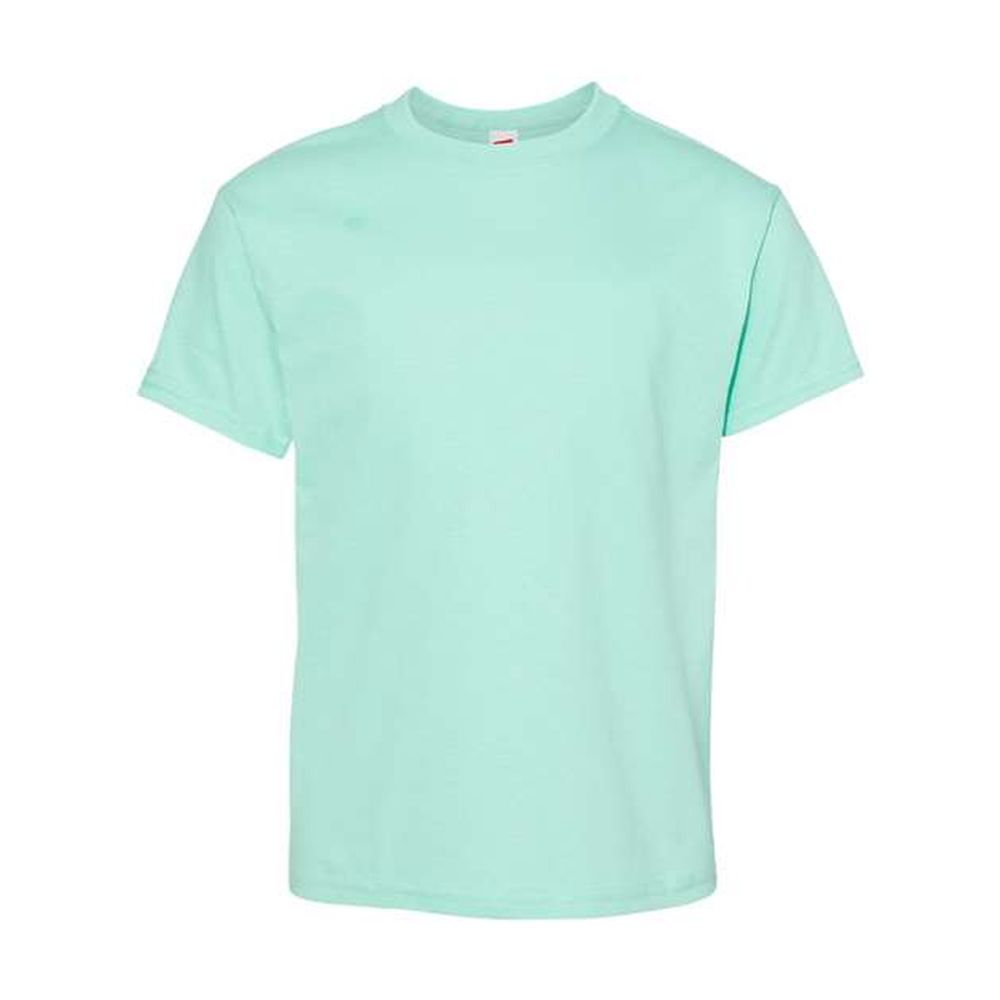 Hanes 5480 Youth Essential-T Short Sleeve T-Shirt - Picture 16 of 36