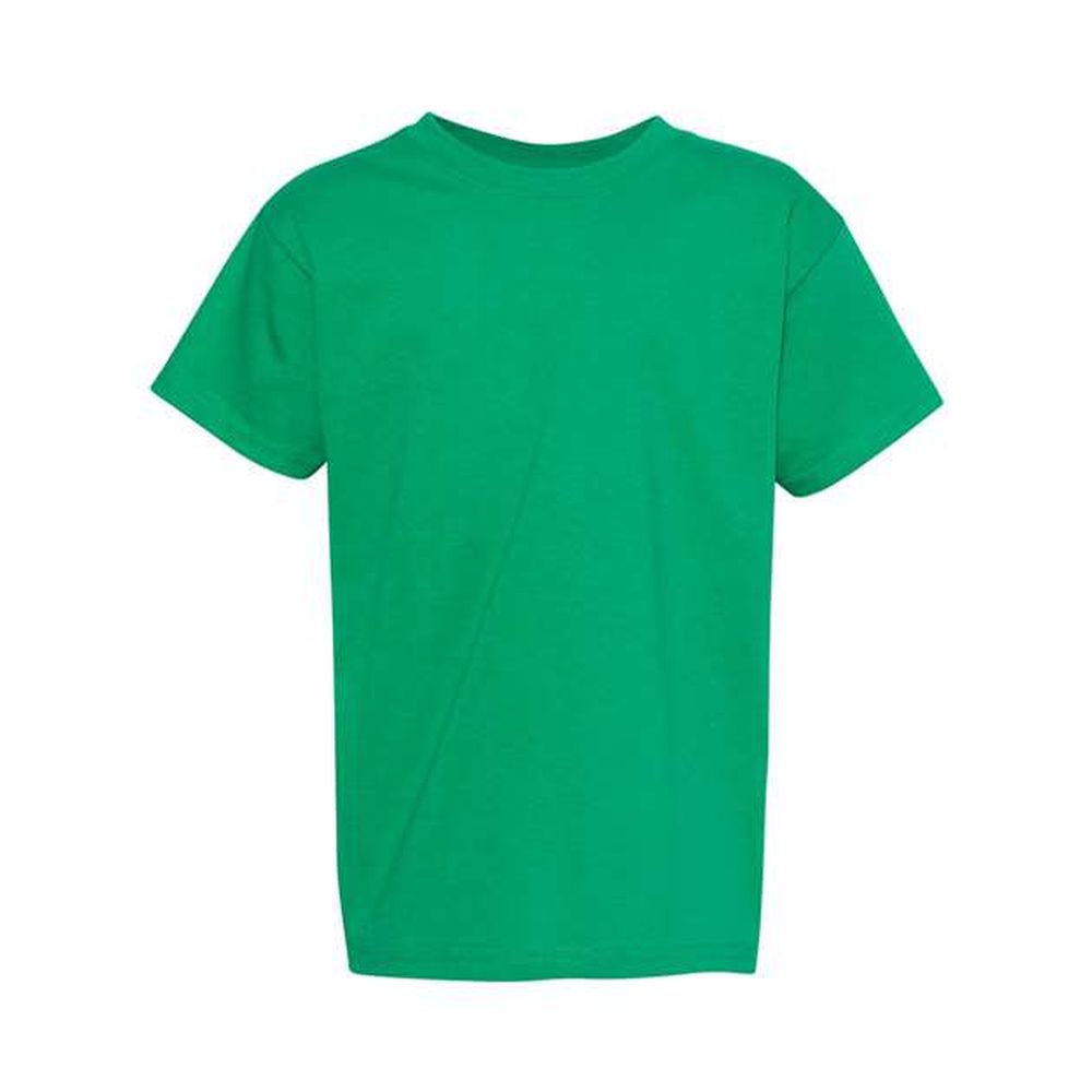 Hanes 5480 Youth Essential-T Short Sleeve T-Shirt - Picture 20 of 36