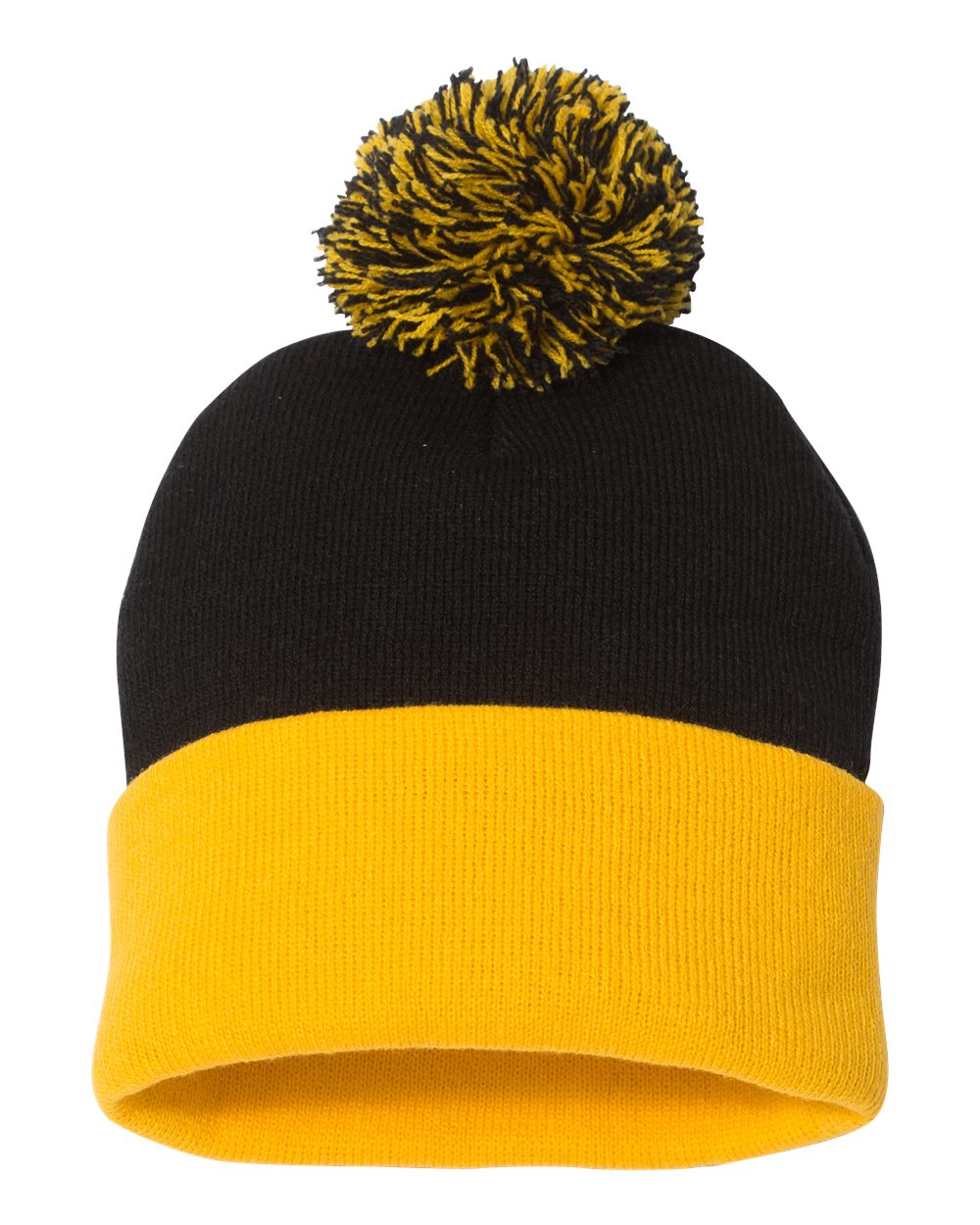 Sportsman SP15 Unisex Pom Pom 12 Knit Beanie