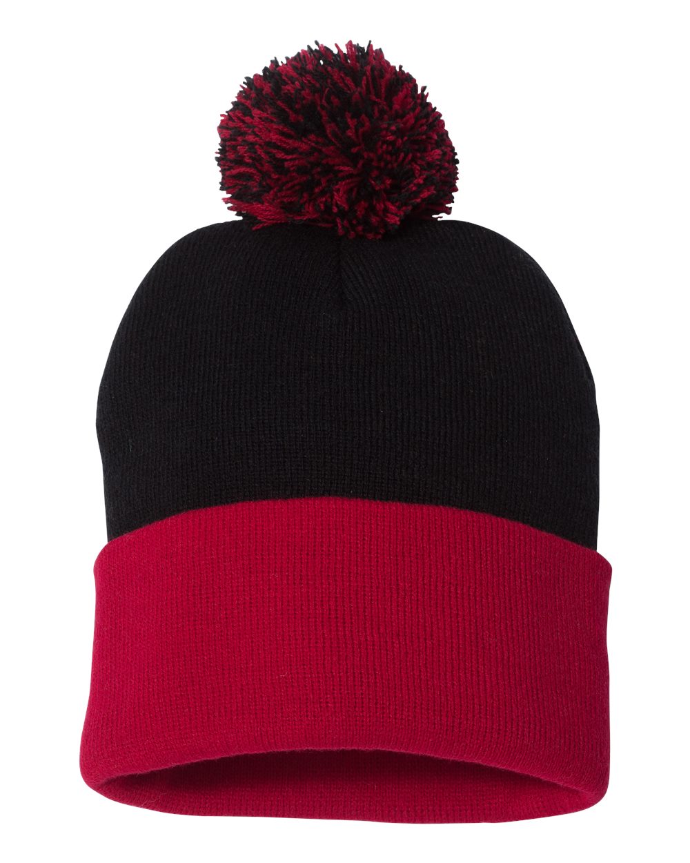 Sportsman SP15 Unisex Pom Pom 12 Knit Beanie