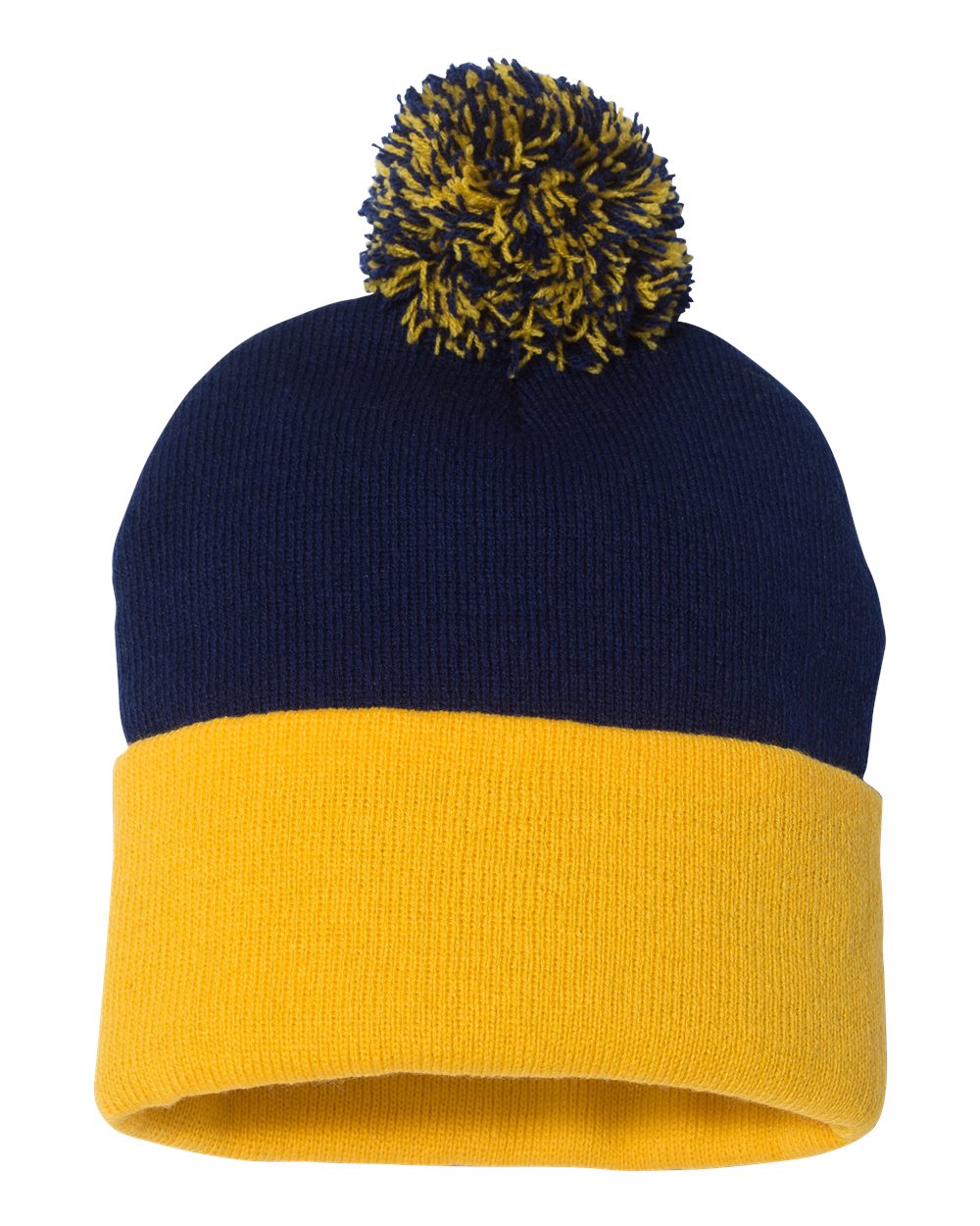 Sportsman SP15 Unisex Pom Pom 12 Knit Beanie