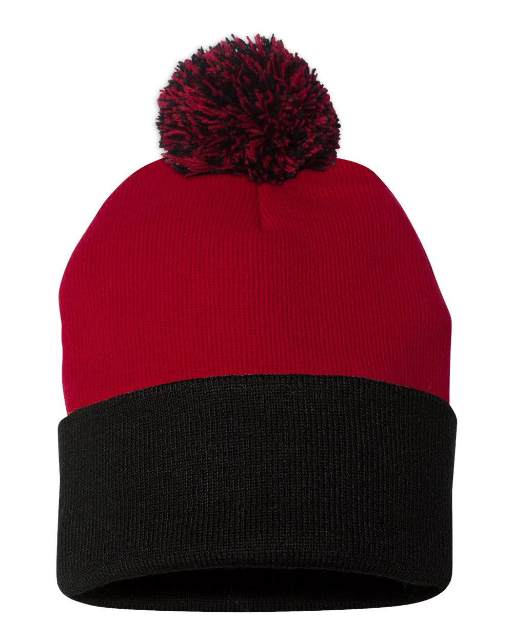 Sportsman SP15 Unisex Pom Pom 12 Knit Beanie