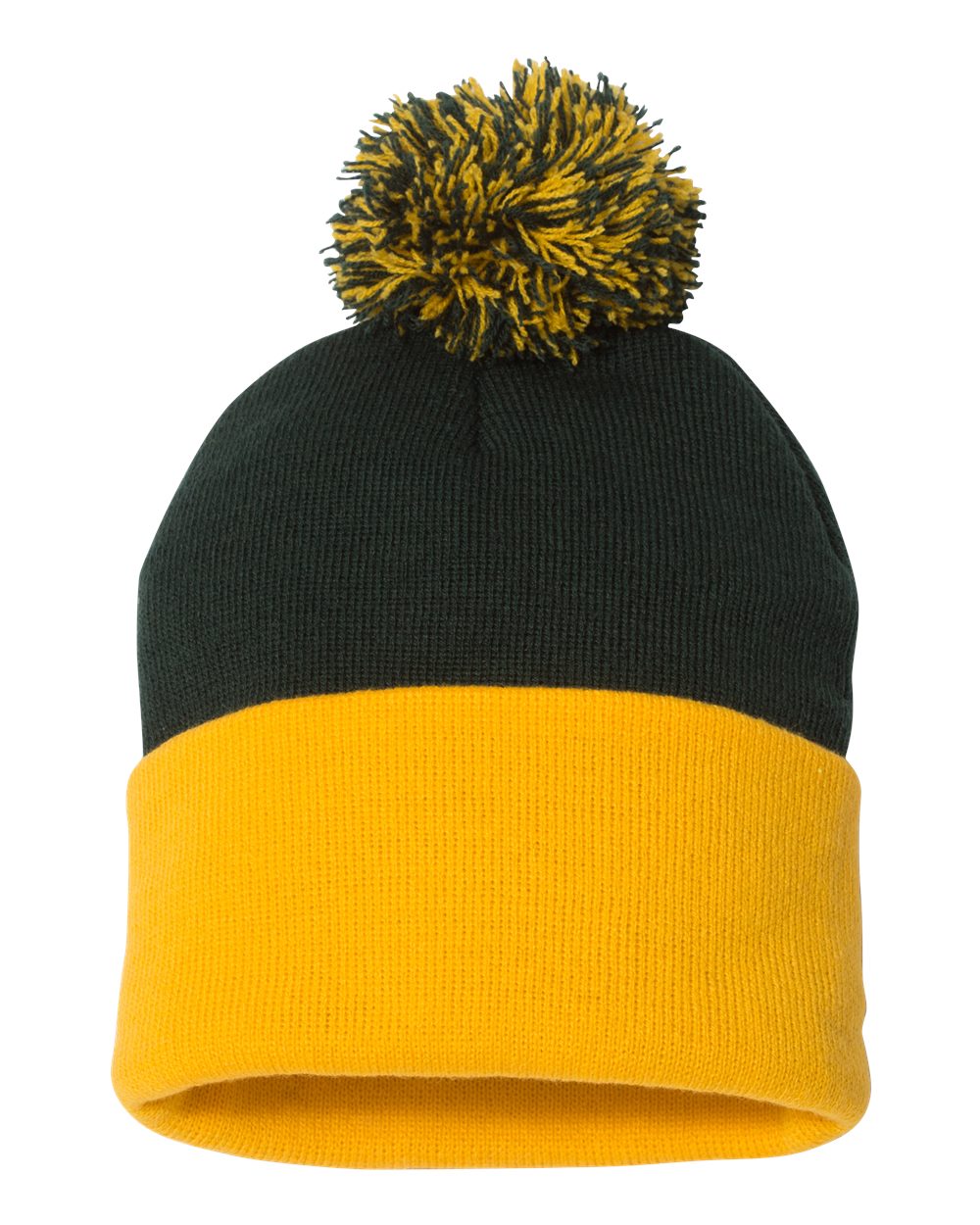 Sportsman SP15 Unisex Pom Pom 12 Knit Beanie